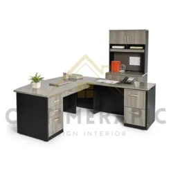 L-Shaped Office Desk with Storage in Wisconsin